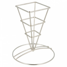 Pommestütenhalter aus Stahl 64x133mm (12 Stück)