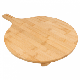 Bambusschale Rund mit Griff Ø29x2,5cm (10 Stück)