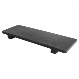 Bambusschale Schwarz 30x11x2,5cm (40 Stück)