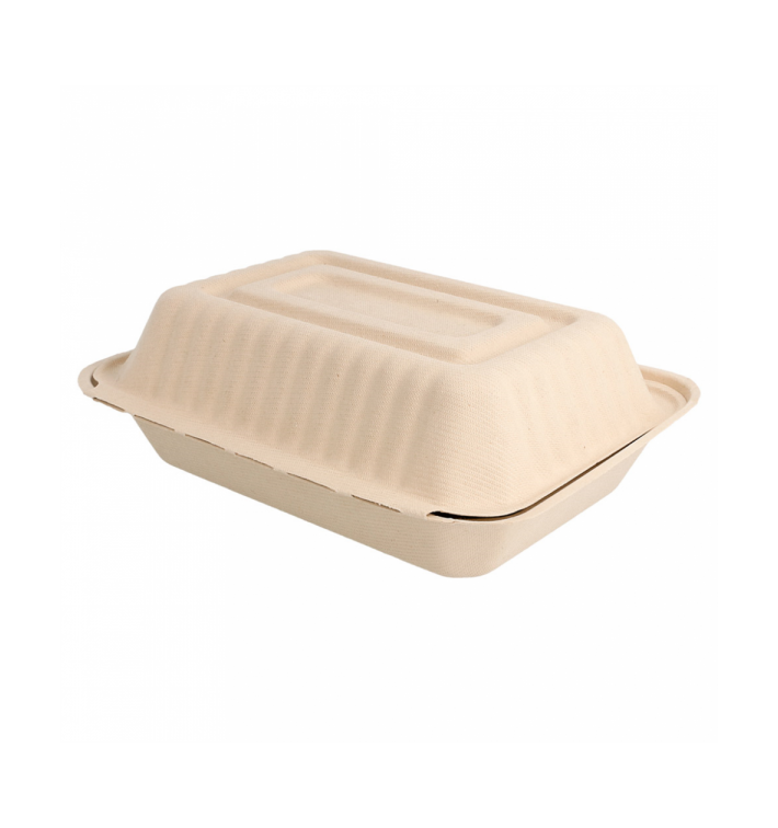 Menübox Zuckerrohr Natur 225x165x64mm (200 Stück) Menübox Zuckerrohr Natur 225x165x64mm (200 Stück)