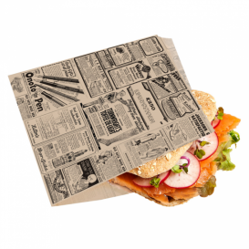 Burgerpapier fettdicht offen 2S Zeitung 16x16,5cm (5000 Stück)