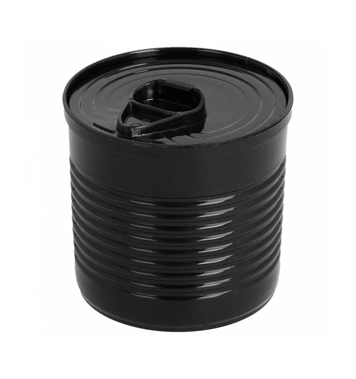 Konservendose Plastik Schwarz PS 110ml Ø6x5,7cm (25 Stück)