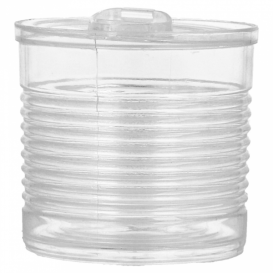 Konservendose Plastik Trans. PS 220ml Ø7,4x7cm (20 Stück)