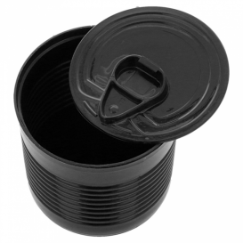 Konservendose Plastik Schwarz PS 220ml Ø7,4x7cm (100 Stück)