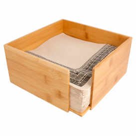 Serviettenhalter Cocktail Aus Bambus 21x21x10cm (1 Stück)