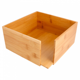 Serviettenhalter Cocktail Aus Bambus 21x21x10cm (12 Stück)