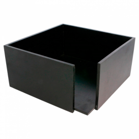 Serviettenhalter Cocktail Aus Schwarzer Bambus 21x21x10cm (1 Stück)