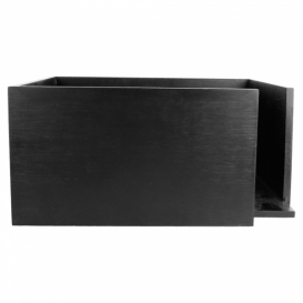 Serviettenhalter Cocktail Aus Schwarzer Bambus 21x21x10cm (1 Stück)