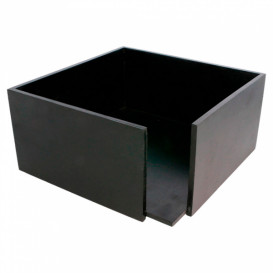 Serviettenhalter Cocktail Aus Schwarzer Bambus 21x21x10cm (12 Stück)