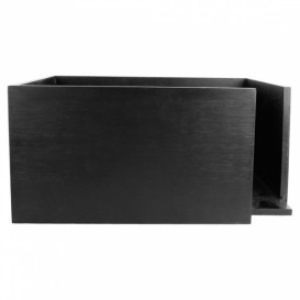 Serviettenhalter Cocktail Aus Schwarzer Bambus 21x21x10cm (12 Stück)