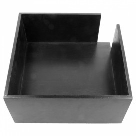 Serviettenhalter Cocktail Aus Schwarzer Bambus 21x21x10cm (12 Stück)