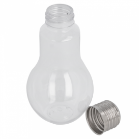 Glühbirnen-Flasche Transparent PET 100ml (250 Stück)
