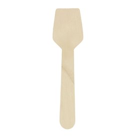 Kleiner Holzlöffel für Dessert 95mm (100 Stück)