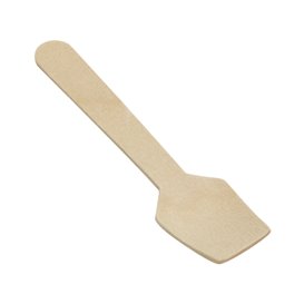 Kleiner Holzlöffel für Dessert 95mm (100 Stück)