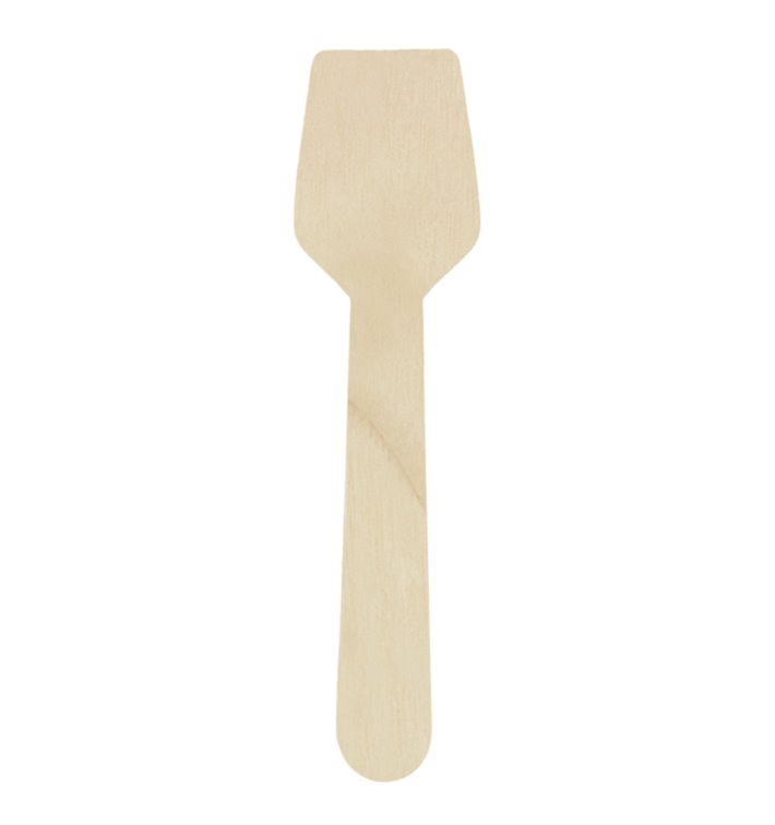 Kleiner Holzlöffel für Dessert 95mm (1.000 Stück) Kleiner Holzlöffel für Dessert 95mm (1.000 Stück)