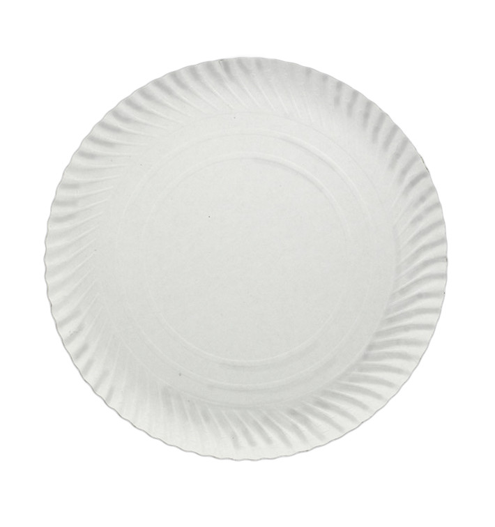 Pappteller Rund weiß 270 mm (100 Stück) Pappteller Rund weiß 270 mm (100 Stück)