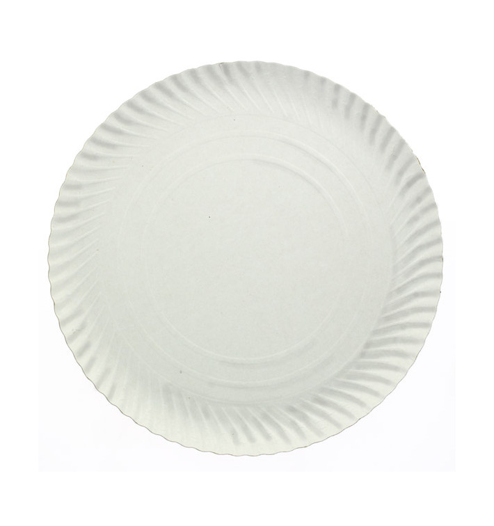Pappteller Rund weiß 440 mm (100 Stück) Pappteller Rund weiß 440 mm (100 Stück)