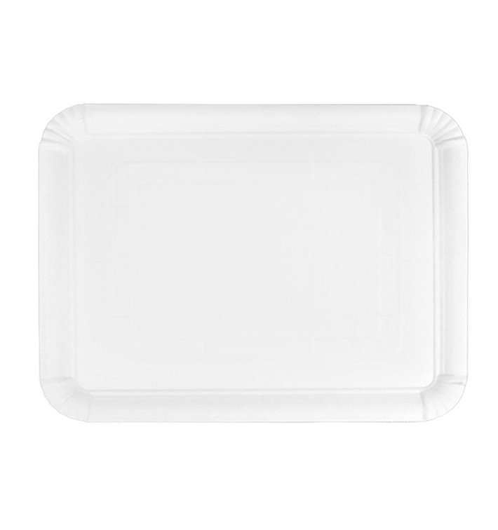 Pappschale rechteckig weiß 20x27 cm (800 Stück) Pappschale rechteckig weiß 20x27 cm (800 Stück)