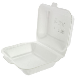 Verpackung Lunchbox Styropor Weiß 185x155x70mm (500 Stück)