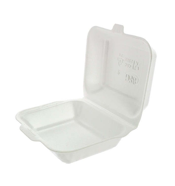 Verpackung Lunchbox Styropor Weiß 185x155x70mm (500 Stück) Verpackung Lunchbox Styropor Weiß 185x155x70mm (500 Stück)