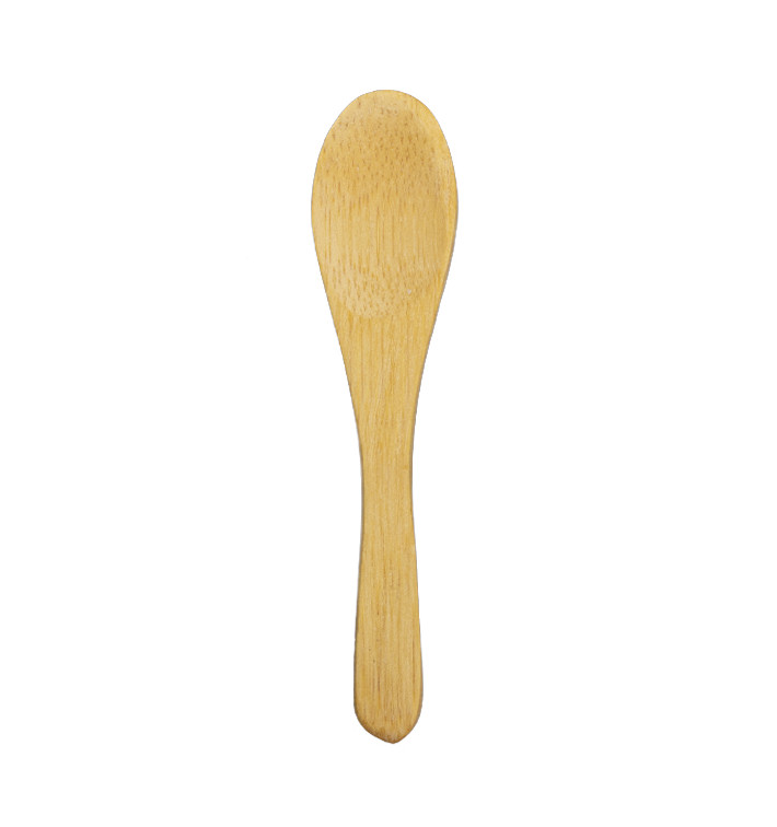 Servierlöffel aus Bambus klein 9cm (50 Stück) Servierlöffel aus Bambus klein 9cm (50 Stück)