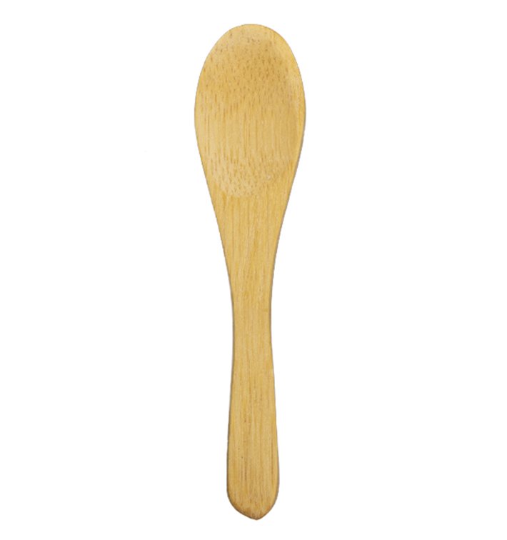 Servierlöffel aus Bambus klein 9cm (1000 Stück) Servierlöffel aus Bambus klein 9cm (1000 Stück)