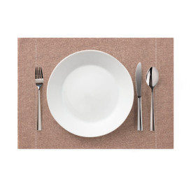 Tischsets Wiederverwendbar "Day Drap" Braun 32x45cm (12 Stück)