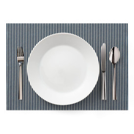 Tischsets Wiederverwendbar "Day Drap" Blaue Linie 32x45cm (12 Stück)