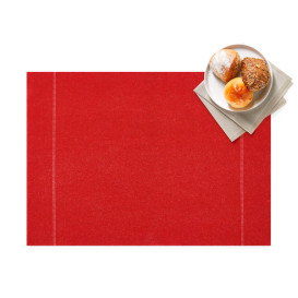 Tischsets Wiederverwendbar "Day Drap" Rot 32x45cm (72 Stück)