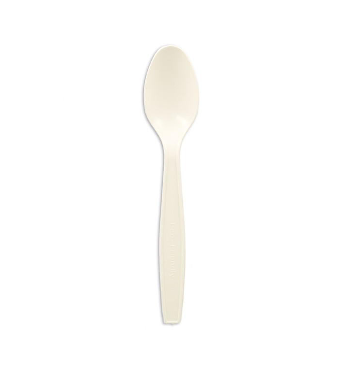 Löffel Maisstärke CPLA Weiß 16 cm (50 Stück) Löffel Maisstärke CPLA Weiß 16 cm (50 Stück)