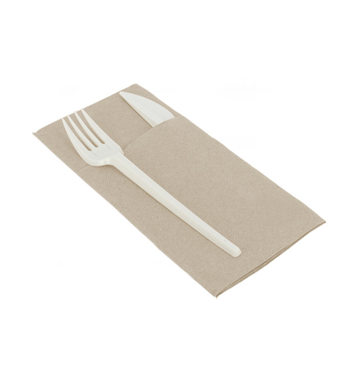 Bestecktaschen Bio 40x40cm (30 Stück) Bestecktaschen Bio 40x40cm (30 Stück)