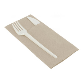 Bestecktaschen Bio 40x40cm 2-lagig (960 Stück)
