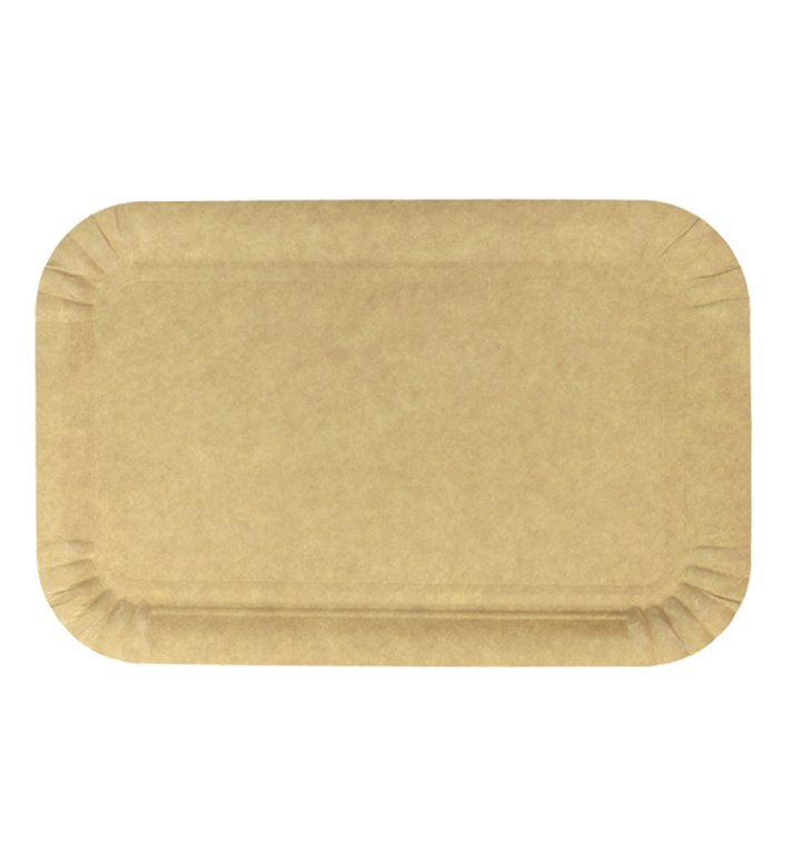 Pappschale rechteckig Kraft 12x19 cm (1400 Stück) Pappschale rechteckig Kraft 12x19 cm (1400 Stück)