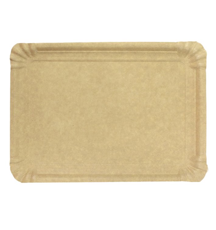 Pappschale rechteckig Kraft 16x22 cm (100 Stück) Pappschale rechteckig Kraft 16x22 cm (100 Stück)
