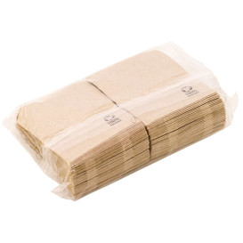 Bio Spenderservietten Papier "Miniservis" Kraft 17x17cm (200 Stück)
