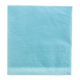 Papierservietten Hellblau 2L 20x20cm (6000 Stück)
