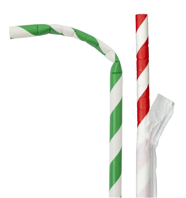 Trinkhalme Flexibel Einzeln Verpackt Flexibel Ø6mm 23cm (6000 Stück) Trinkhalme Flexibel Einzeln Verpackt Flexibel Ø6mm 23cm (6000 Stück)