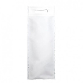 Tragetashe Heissgesiegelt mit Bondenfalte Weiss 17x40+10cm 80g (25 Stück)