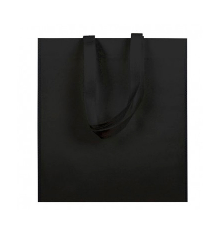 Tragetashe Heissgesiegelt ohne Bondenfalte Schwarz 38x42cm 80g (25 Stück) Tragetashe Heissgesiegelt ohne Bondenfalte Schwarz 38x42cm 80g (25 Stück)