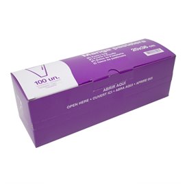 Tragetashe Heissgesiegelt ohne Bondenfalte Kurze Grefier Schwarz 38x42cm 80g (25 Stück)