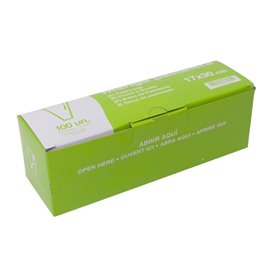 Tragetashe Faltbare mit Bonden Grün English 35x40+20cm 100g (25 Stück)