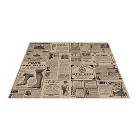Wachspapier fettdicht für Burger Times Kraft 31x38cm (4.000 Stück)
