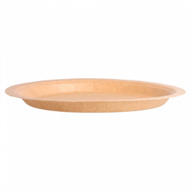 Papierteller Biocoated Natürliche Ø18cm (20 Stück)