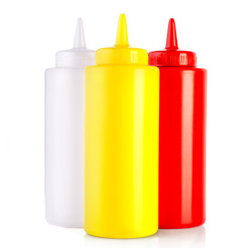 Flasche Würze Spender Rot 360ml (6 Stück)