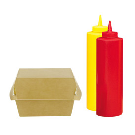 Flasche Würze Spender Rot 720ml (6 Stück)
