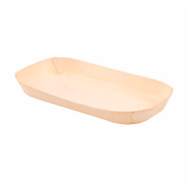 Holz Backform Rechteckig 14,5x7x1,3cm (200 Stück)