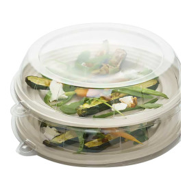 Plastikdeckel transparent für Teller 26x5cm (21 Stück)