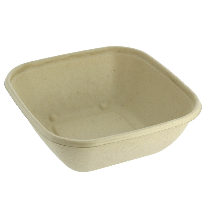 Schüssel Zuckerrohr-Fasern 170x170x50mm (50 Stück) Schüssel Zuckerrohr-Fasern 170x170x50mm (50 Stück)
