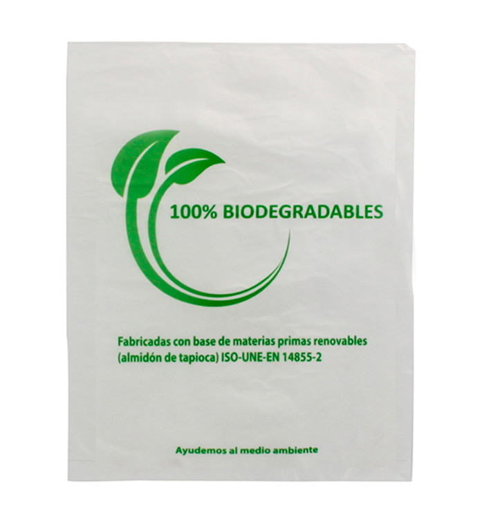 Flachbeutel Markt 100% bio-abbaubar 30x40cm (2000 Stück) Flachbeutel Markt 100% bio-abbaubar 30x40cm (2000 Stück)
