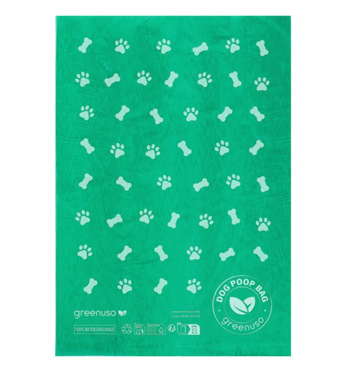 Plastiktüte für Hundekot 100% bio 18x26cm (5000 Stück)